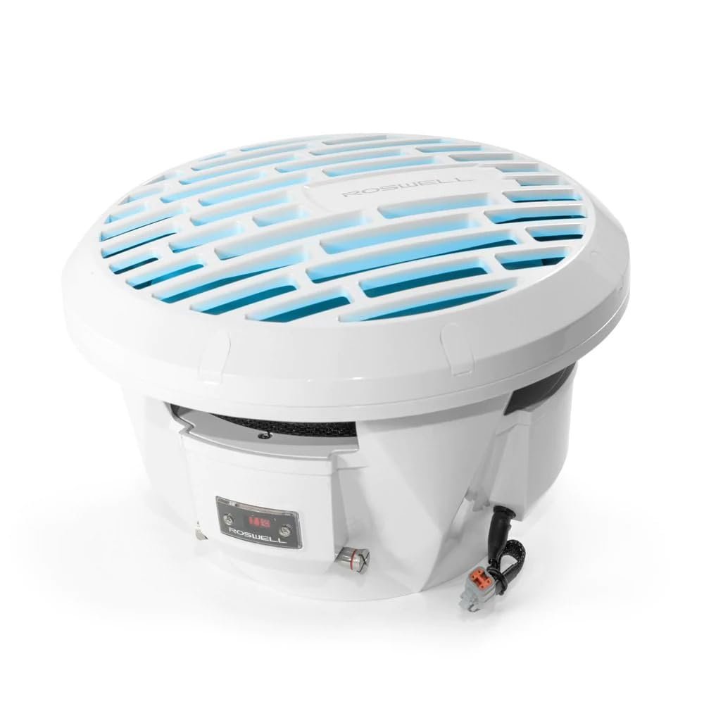 SupplyMount C920-1810 - Aftermarket Replacement Roswell R1 12 Inch Subwoofer - White - 500w RMS and 1000w Peak Power Compatible with Roswell Marine