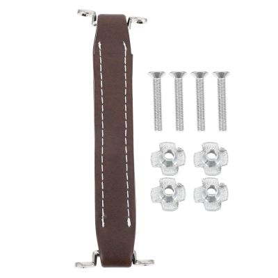 Happyyami Subwoofer Audio Handle with Screws, Practical Indoor and Outdoor Speaker Handle, Coffee Color Strap for Home Audio Equipment