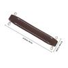 Happyyami Subwoofer Audio Handle with Screws, Practical Indoor and Outdoor Speaker Handle, Coffee Color Strap for Home Audio Equipment view 2