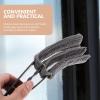 Happyyami 8pcs Multi-Color Window Slat Cleaner Brush Set with Detachable Heads for Window, Air Vent, and Shutter Cleaning, Portable Household Vent Cleaning Tool view 3