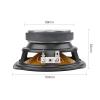 MTCYIF 1Pcs 4 Inch Audio Sound Speaker 4 Ohm 15W Bass Speaker Braided Basin DIY Professional Multimedia Subwoofer Loudspeaker view 3