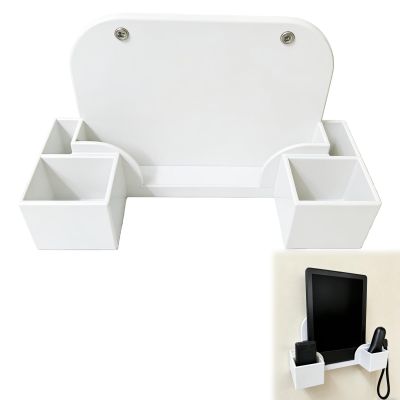 Wall Mount Holder and Pen Rack Compatible with Kindle Paperwhite, Vertical Storage Organizer for Bedside and Desk
