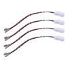 4Pcs Door Speaker Wire Harness Plug Adapter 72-7300 Compatible with Sonata Santa Fe Optima Soul view 1