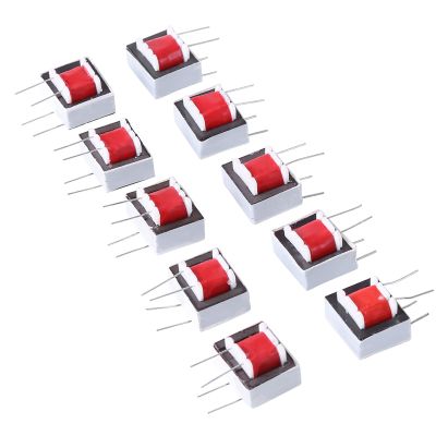 10 Pack EI14 Audio Isolation Transformer 600 : 600 Ohm 1:1 Ratio for Voltage Transformation and Load Impedance Management - Audio - Pack of 10 Pieces