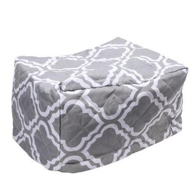 Dan&Dre Projector Dust Cover, Premium Quilted Fabric Anti Static Water Proof Easy to, with Drawstring for Ceiling Mounted Projector, Grey