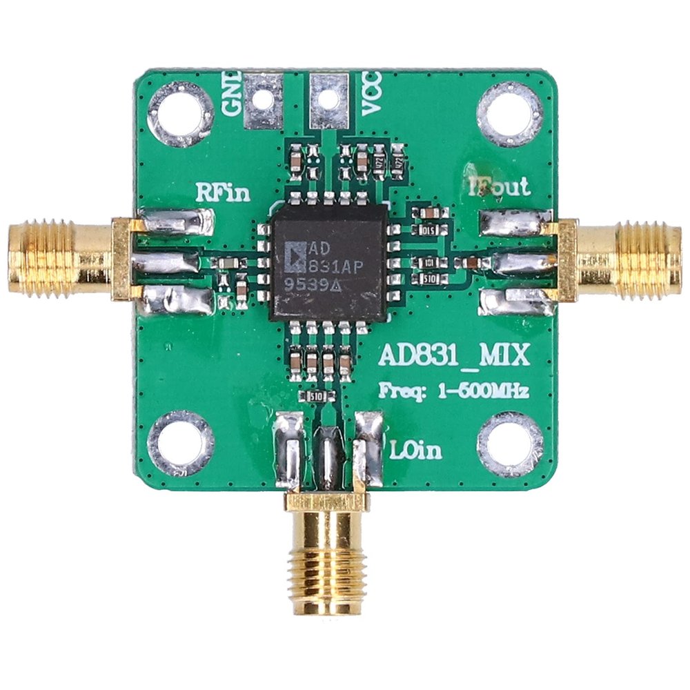 AD831 Mixer Module RF Bandwidth Single Chip Radio Converter 1 to 500 MHz for HF VHF Receivers and DMR Base Stations Single Power Supply Design with 250 MHz Output Bandwidth