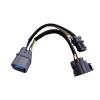 OBD2 to OBD1 Distributor Jumper Harness 2Pcs Engine Swap Dizzy 10 Pin for 1999-2000 Si 96-01 Integra view 3