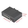 Industrial Gigabit Transceiver 2 SFP to 8 POE 10/100/1000M Fiber Optic Switch 550M/2KM/3KM Modules for Network(Kit3) view 4