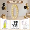 Mixifox 5FT Marquee Numbers 90, Light Up Numbers 90 Birthday Decoration view 2