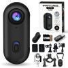 4K Thumb Action Camera, 2026 New POV Record PRO 2.0, Mini Body Cameras, Wearable Pocket Vlogging Camera with Waterproof Case, 120 Ultra Wide-Angle for Cycling, Diving Video Recording (Black 128GB) view 1