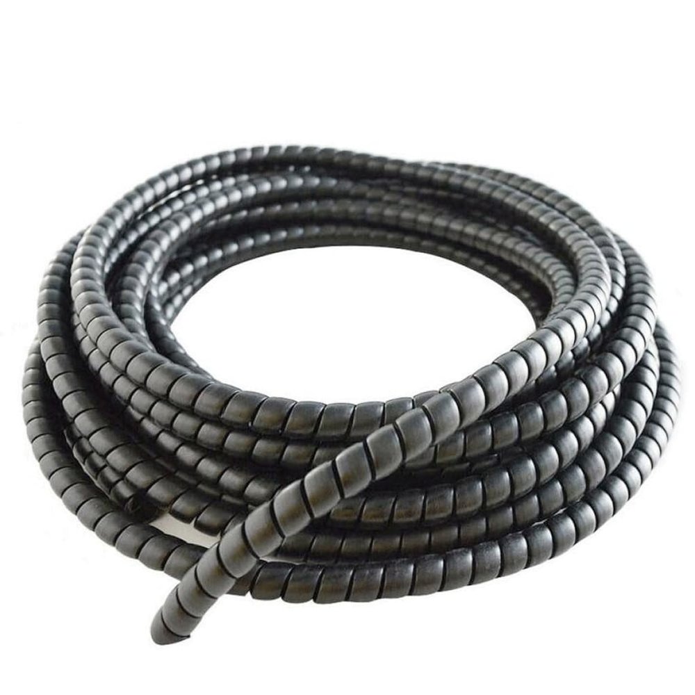 1M Spiral Cable Protection Sleeve - 12MM Winding Tube Wire Organizer for Bike and Home Use