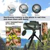 80x100 High Power Monocular Telescope with Smartphone Adapter - HD Optics for Bird Watching, Wildlife Observation, Hunting, Camping & Hiking - Ideal for Adults view 3