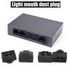 Ethernet Hub Port 30 PCS RJ45 Dustplugs Ethernet Hub Port Anti Dust Cover Cap Protector Plug Silicone Stopper for TV,Computer(Clear) view 3
