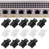 Ethernet Hub Port 80 PCS Ethernet Hub Port RJ45 Anti-Dust Cover Cap Protector Plug for TV,Computer(Black) view 2