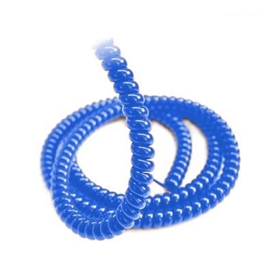 10 Pcs Bicycle Brake Cables Protection Sleeve Black Glossy Wiring Harness Protective Sleeves Electric Vehicle Cable Wraps(Navy Blue)