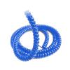 10 Pcs Bicycle Brake Cables Protection Sleeve Black Glossy Wiring Harness Protective Sleeves Electric Vehicle Cable Wraps(Navy Blue) view 1