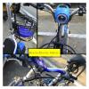 10 Pcs Bicycle Brake Cables Protection Sleeve Black Glossy Wiring Harness Protective Sleeves Electric Vehicle Cable Wraps(Navy Blue) view 4