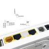 Ethernet Hub Port 400 PCS RJ45 Dust Cap Rj45 Connector Cover Plug Protector Hub Port for TV,Computer(Black) view 2