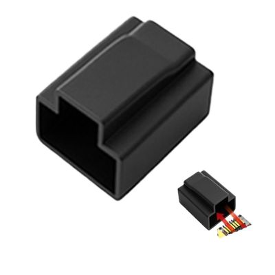 Ethernet Hub Port 200 PCS Male Connector Protective Dust Cap Ethernet Cable Plug Cover Anti Dustproof Network for TV,Computer(Black)