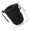 BESPORTBLE 3pcs Waterproof Camera Lens Bags Large Size Drawstring Lens Pouches Protective Storage Case for Outdoor Photography view 2