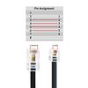 Mendouconert RJ11 to RJ45 Adapter Cable, Male to Male Telephone Data Cord, Modular Handset Voice Extension (1.64ft) view 3