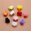 Ethernet Hub Port 100 PCS Ethernet Hub Port RJ45 Anti Dust Cover Cap Protector Plug Female Jack Connector Silicone Dustplug for TV,Computer(Yellow) view 3