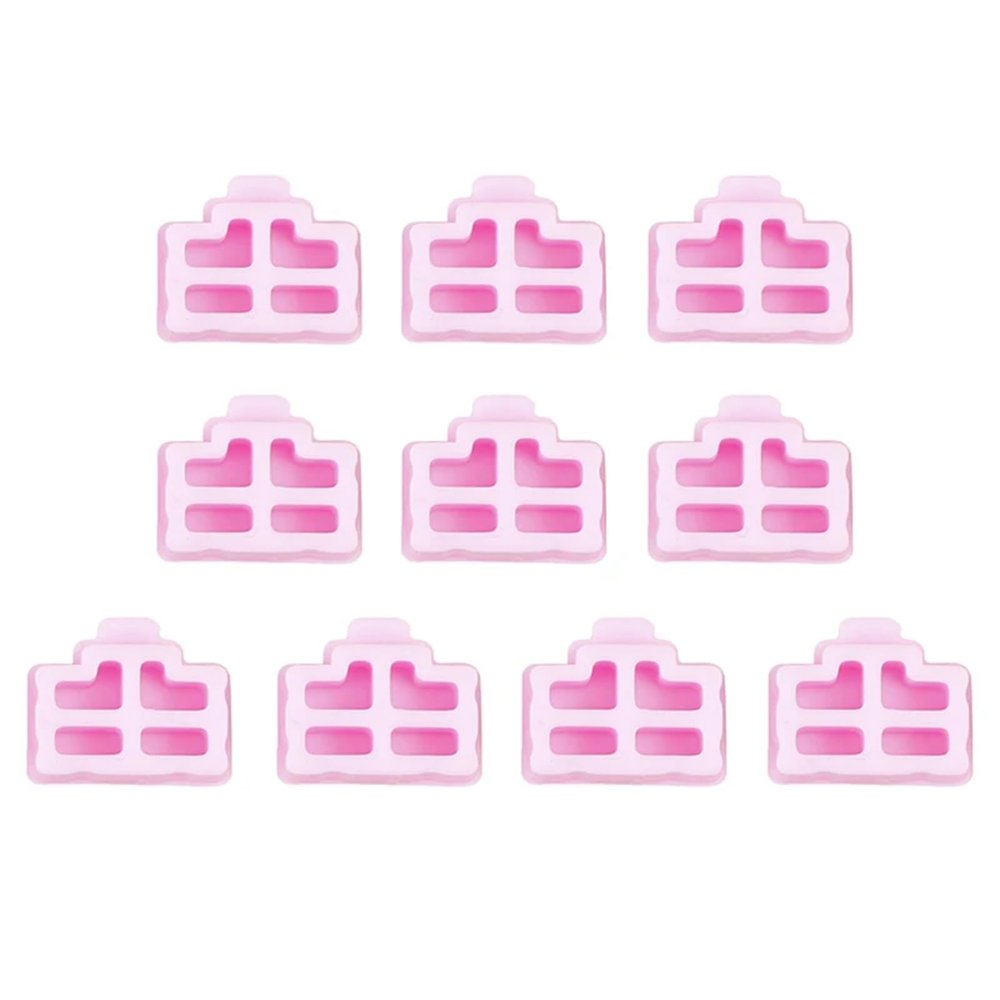 Ethernet Hub Port 50 PCS Ethernet Hub Port RJ45 Anti Dust Cover Cap Protector Plug for TV,Computer(Pink)