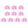 Ethernet Hub Port 50 PCS Ethernet Hub Port RJ45 Anti Dust Cover Cap Protector Plug for TV,Computer(Pink) view 1