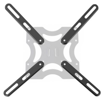 YVDSZNMQ Steel bracket with hole spacing 400x400 mm. Suitable for TV screen sizes from 32 to 55 inches.