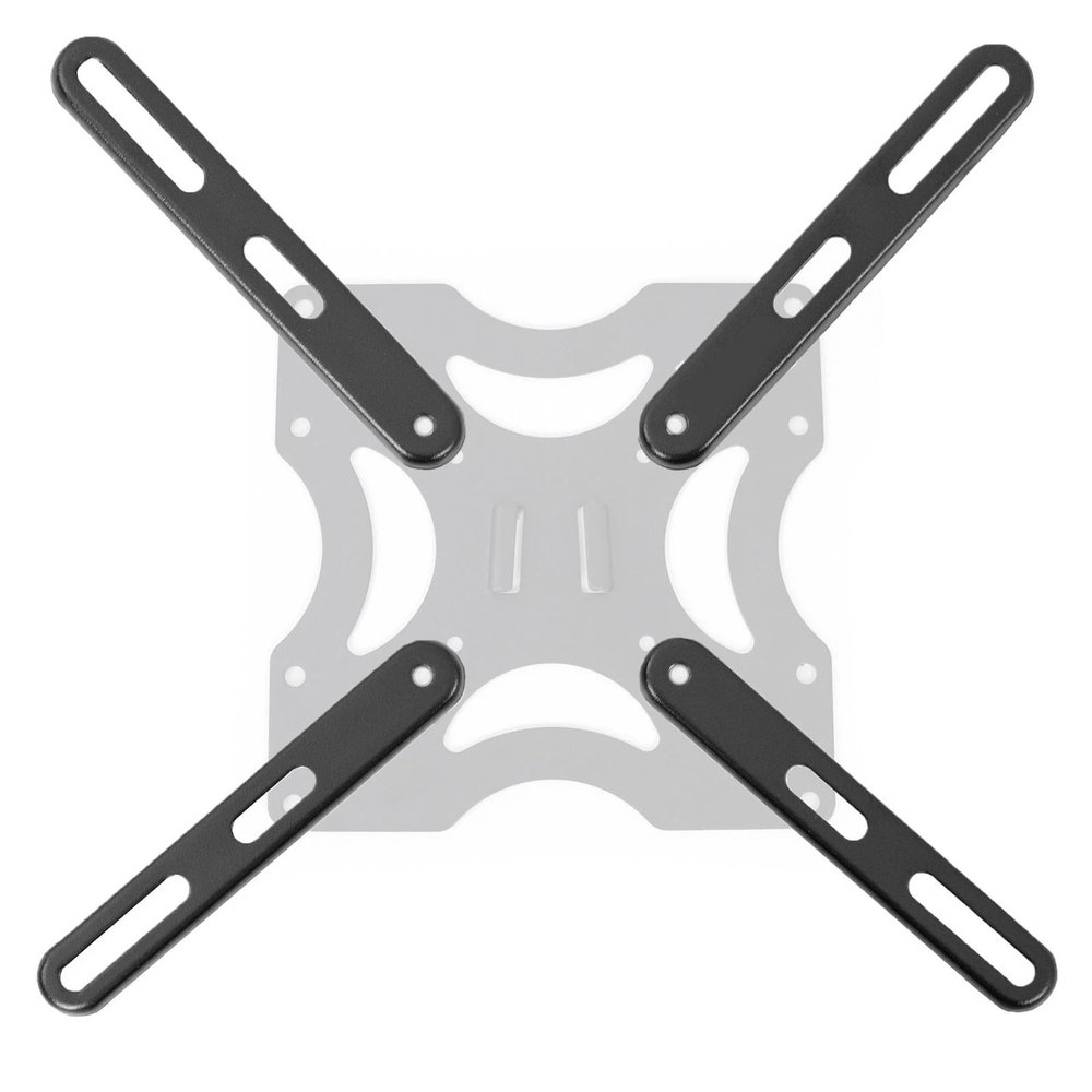 YVDSZNMQ Steel bracket with hole spacing 400x400 mm. Suitable for TV screen sizes from 32 to 55 inches.