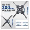 YVDSZNMQ Steel bracket with hole spacing 400x400 mm. Suitable for TV screen sizes from 32 to 55 inches. view 3
