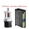 1pc 57 Reduction Stepper Motor Hybrid 2phase Gear Motor Planetary Transmission Belt and Reducer in one High Motor Driver(5754 Motor and DM542,10 to 1) view 2