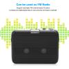 Yoidesu Cassette Player, Portable Tape Player with Auto Reverse Function and FM Radio, for Wireless Headphones or Speakers (Black) view 2