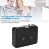 Yoidesu Cassette Player, Portable Tape Player with Auto Reverse Function and FM Radio, for Wireless Headphones or Speakers (Black) view 4