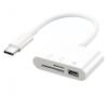 3-in-1 USB C Card Reader Hub, Type-C to SD/TF Memory Viewer for Photos & 4K Video, OTG Adapter Compatible with iPhone 15, 16 & Later, Samsung Galaxy, Google Pixel, MacBook, iPad view 1