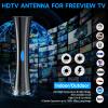 3300+ Miles Range TV Antenna for Smart TV, Upgraded Digital HD Antenna for HDTV Indoor/Outdoor with Amplifier and Signal Booster-Support 360Reception 4K 1080p for All Television-33ft Coax HDTV Cable view 3