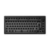 OhMCqhrvr 75% Mechanical Keyboard Barebone Kit with RGB Backlight, Hot-Swap PCB, CNC Aluminum Case, Gasket Mount Design, Compatible with ANSI and ISO Layouts(Black ISO) view 1