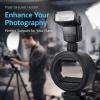 Adjustable Flash Bracket Holder for V860II V850II TT685 TT600 Square Flashes - Wide Compatibility, Robust Construction, Easy Installation for Photographers view 2