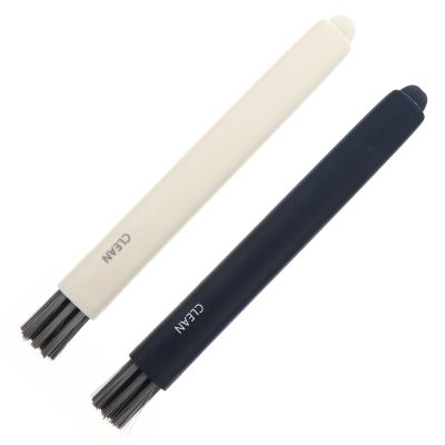 ARTSEWPLY 2pcs Window Gap Cleaning Brush with Stiff Bristles 2-in-1 Multifunctional Small Groove Scrubber for Window Slots and Screen Cleaning Random Color