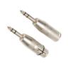 BHUPWZE Aluminum Alloy 1/4 Inch TRS to XLR Adapter 6.5mm Stereo Male to 3Pin Female and Balanced Sound Connector view 2