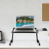 Alipis Adjustable Aluminum Laptop Stand with Cooling, Portable Folding Notebook Holder for Bed and Desk Use, Black T8 Model with Mouse Pad, Elevating PC Desk for Home Office view 3