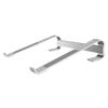 Alipis Aluminum Alloy Laptop Cooling Stand Portable Foldable Computer Holder with Hollow Shelf for Notebook PC Silver, Adjustable Height for Office and Travel Use view 1
