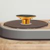 MOLUCKFU Turntable Stabilizer Record Weight Low Profile Aluminum Alloy Vinyl Record Disc Clamp for Reducing Vibration on Turntables Gold view 4