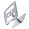MOLUCKFU Portable Aluminum Alloy Laptop Stand Adjustable Notebook Riser with Heat Dissipation for Office and Home Use Silver view 1