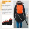 BESPORTBLE Waterproof Camera Lens Bag Set, Travel Lens Protector Pouches with Drawstring Closure, Thickened Soft Neoprene Storage Cases in Orange, S/m/l/xl Sizes for Photographers view 4