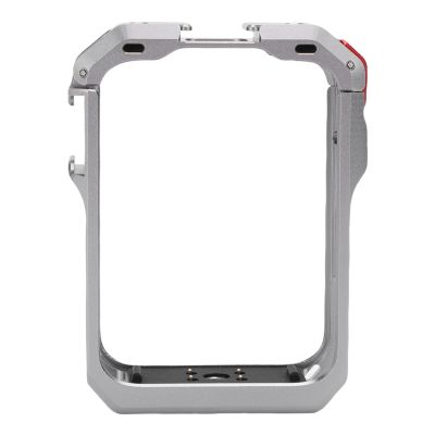 Camera Expansion Cage Excellent Compatibility Lightweight Aluminum Alloy Design for Osmo 360 Cold Shoe and 1/4 Screw Port Camera Protective Frame Bezel for Photography Enthusiasts (Grey)