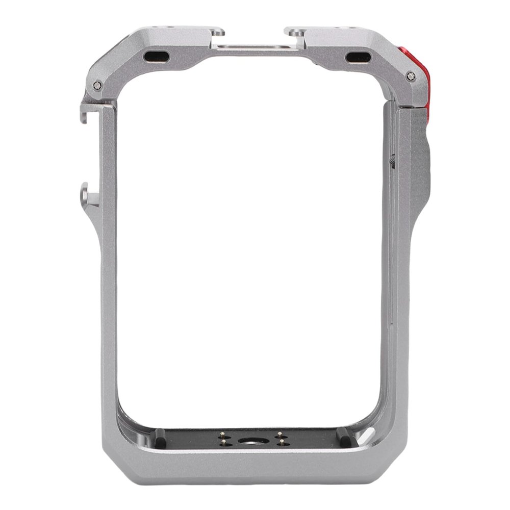 Camera Expansion Cage Excellent Compatibility Lightweight Aluminum Alloy Design for Osmo 360 Cold Shoe and 1/4 Screw Port Camera Protective Frame Bezel for Photography Enthusiasts (Grey)