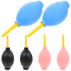 Toddmomy 6pcs Silicone Air Blower Pump Dust Balls for Camera Lens and Eyelash Extensions, Small Squeeze Lens Blower with Yellow Rod Handles, Portable Cleaning Tool for Electronics view 1