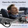 Bluetooth Headset V6.0, Open Ear Wireless Earpiece with Noise Canceling Mic, 96H Talking Time with the 950 mAh Charging Case for iOS Android Laptop, Headphones with Mute Button for Trucker Work view 2