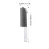 GLSTOY Multi-Functional Window Cleaner Brush with Supple Silicone Bristles, Portable Dust and Groove Cleaning Tool for Kitchen, Bathroom, and Window Screen Cleaning, Pure White view 2